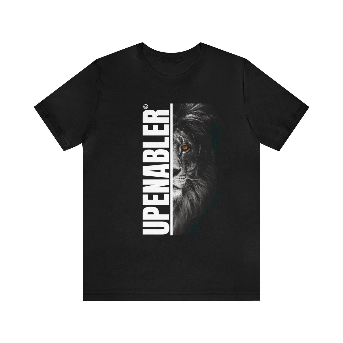 Upenabler Lion Head Unisex Jersey Short Sleeve Tee 