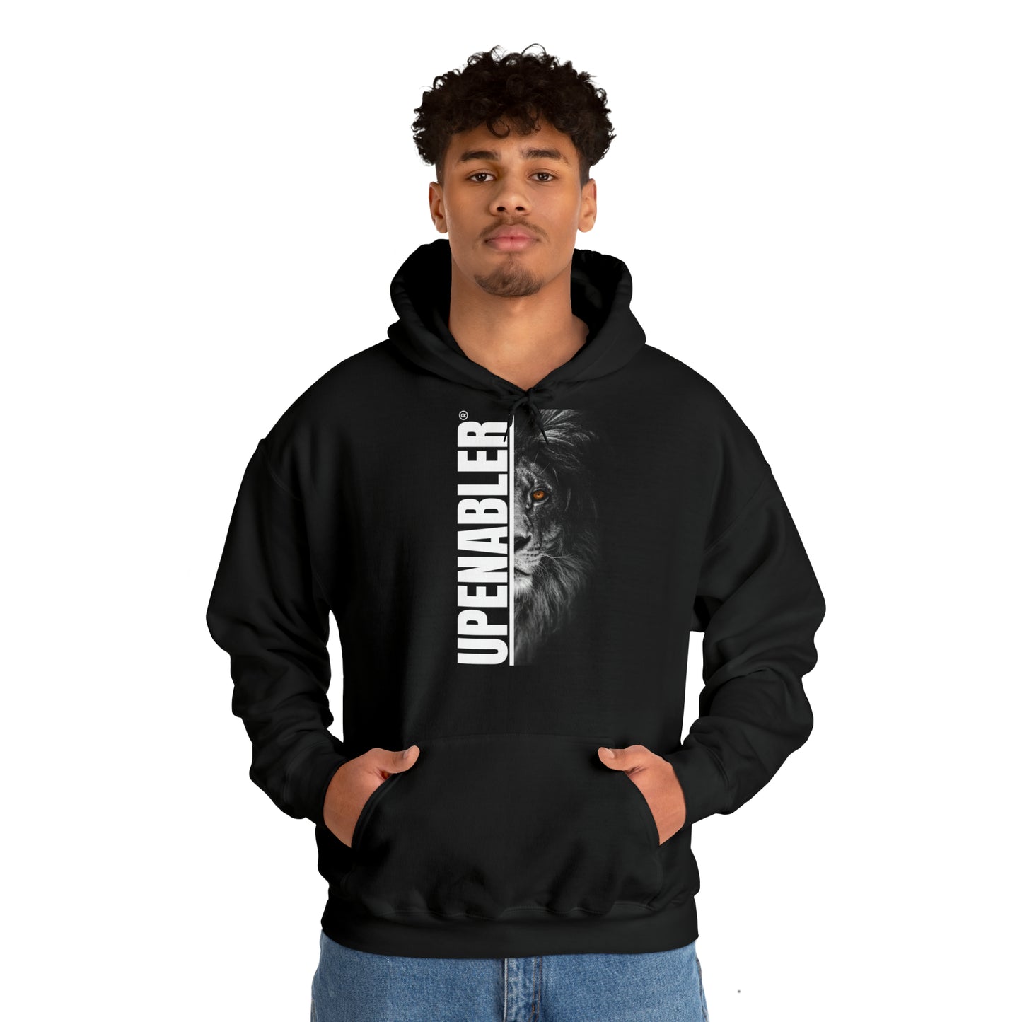 Upenabler Lion Head Unisex Heavy Blend™ Hooded Sweatshirt 