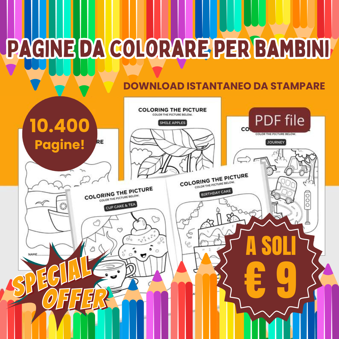 Disegni da colorare per bambini